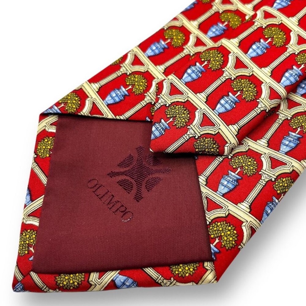 Eximious of London Topiary 100% Silk Necktie - Picture 3 of 12